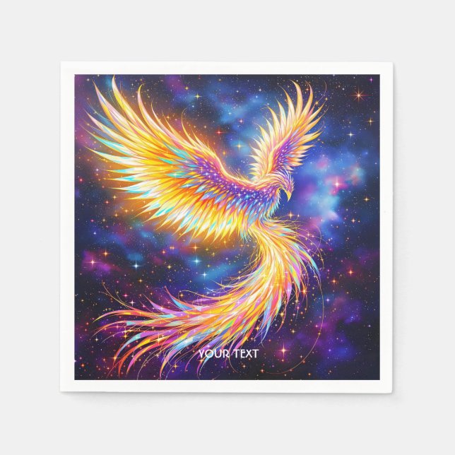 Fantasy Cute Starlight Phoenix Space Pappersservett (Framsidan)