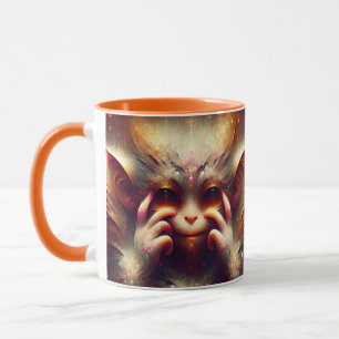 Fantasy Cute Strange Beautiful Creature Mugg
