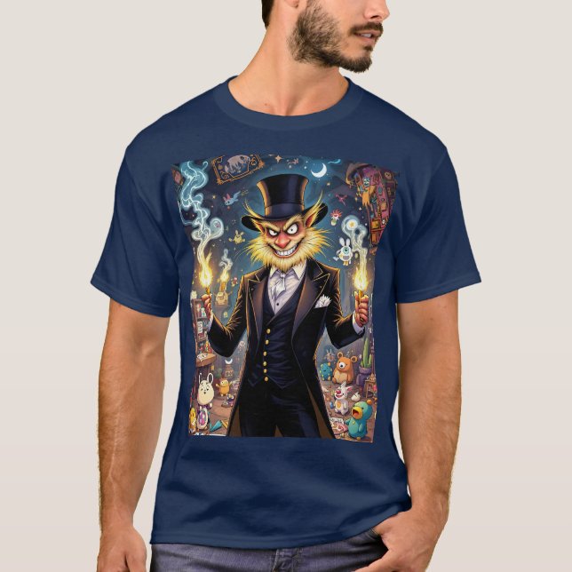 Fantasy Cute Super Villain Toys T Shirt (Framsida)