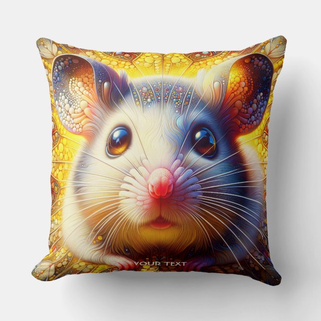 Fantasy Cute Sweet Surreal Mice Kudde (Framsida)