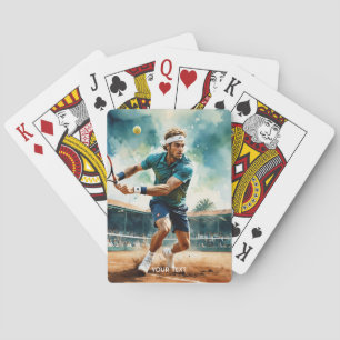 Fantasy Cute Tennis Player Boll Casinokort