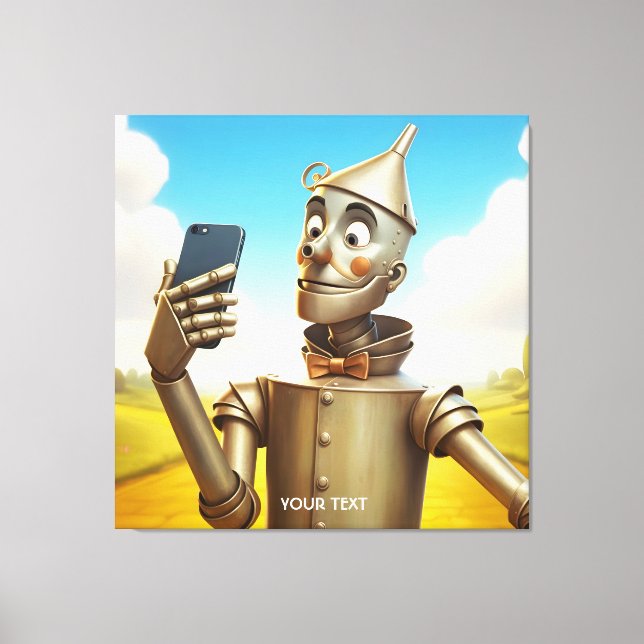 Fantasy Cute Tin Man Road Canvastryck (Framsida)