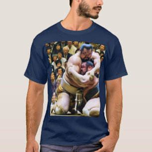 Fantasy Cute Two Sumo Wrestlers T Shirt