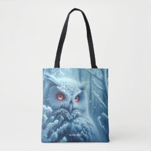 Fantasy Cute Uggla Snö Winter Tygkasse