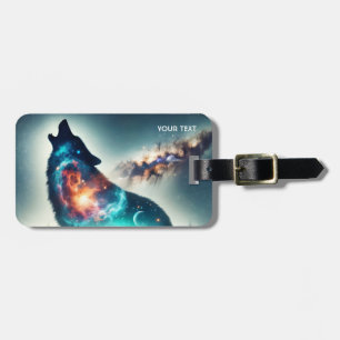 Fantasy Cute Varg Forest Space Bagagebricka