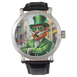 Fantasy Cute Vass Dsed Leprechaun Armbandsur