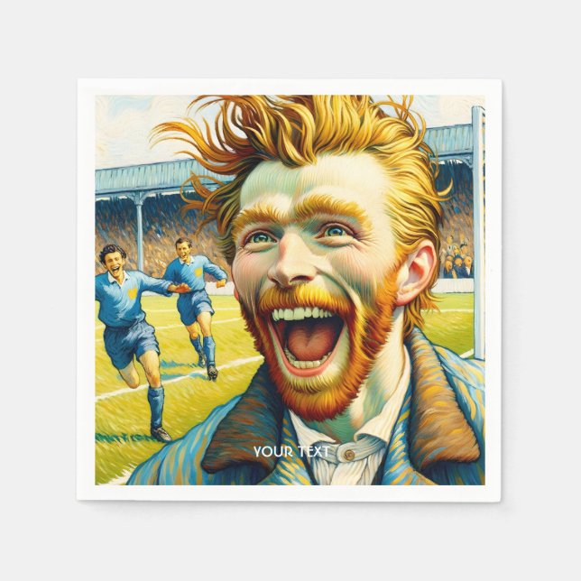 Fantasy Cute Vincent Van Goal Pappersservett (Framsidan)