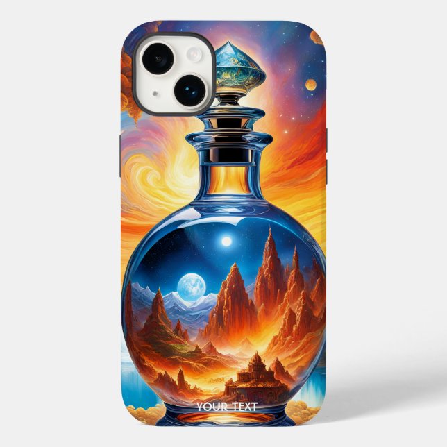 Fantasy Cute Vivid Flaska Fire Space (Baksida)