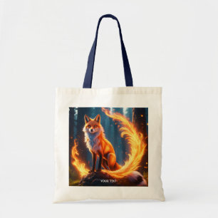 Fantasy Cute Vivid Fox Fire Forest Tygkasse