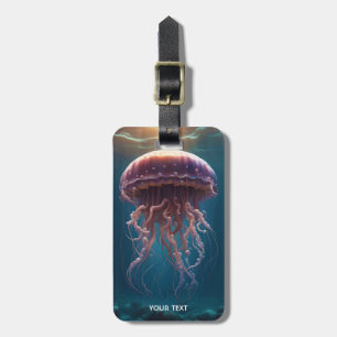 Fantasy Cute Vivid Sea Big Jellyfish Bagagebricka