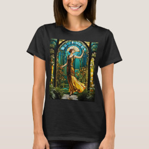 Fantasy Cute Vivid Stached Glass Woman T Shirt