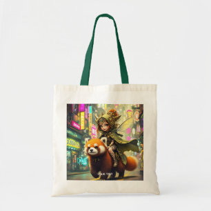 Fantasy Cute Wild Panda Ride Tygkasse