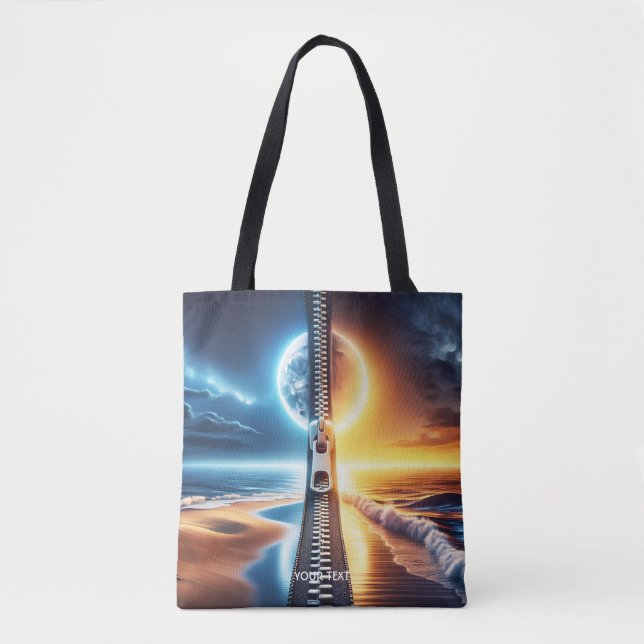 Fantasy Cute Zipper Nattdag Tygkasse (Framsida)