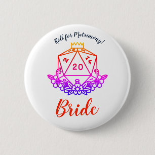 Fantasy/D&D Bachelorette Party Pin Knapp