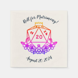 Fantasy D&D Bröllop/Bachelorette Party Pappersservett