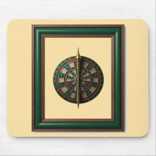 Fantasy Dart Board Med Futuristisk Dart Musmatta