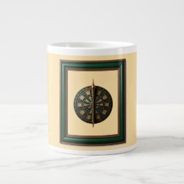 Fantasy Dart Board With Futuristic Dart Jumbo Mugg