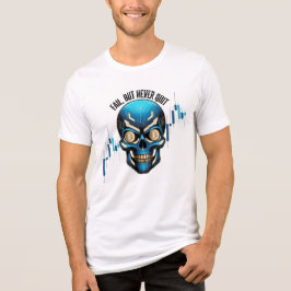 Fantasy Design | Crypto Btc | Motivation | Blå T Shirt
