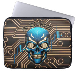 Fantasy Design | Crypto Btc | Motivation | Blue Laptop Fodral