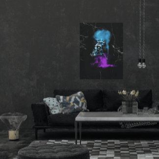 Fantasy Design | Cryptocurrency | Ethereum Marble Canvastryck