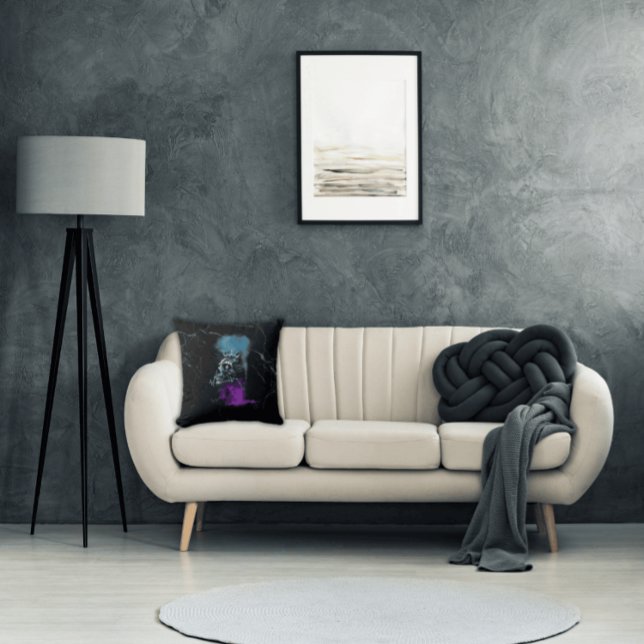 Fantasy Design | Cryptocurrency | Ethereum Marble  Kudde (Skapare uppladdad)