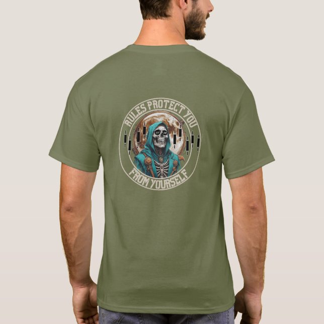 Fantasy Design | Grim Reaper | Motivation T Shirt (Baksida)