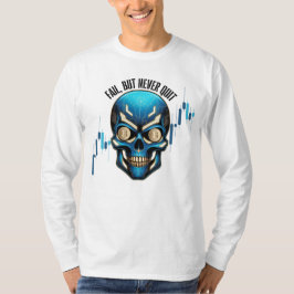 Fantasy Design | Krypto Btc | Motivation | Blå T Shirt