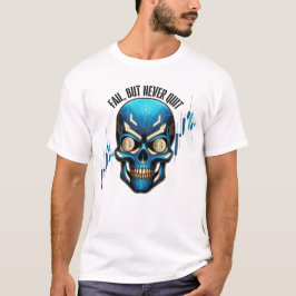 Fantasy Design | Krypto Btc | Motivation | Blå T Shirt