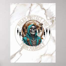 Fantasy Design Marmor | Dödens Åklagare | Motivati Poster
