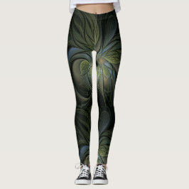 Fantasy-design på svart bakgrund med coola färg leggings