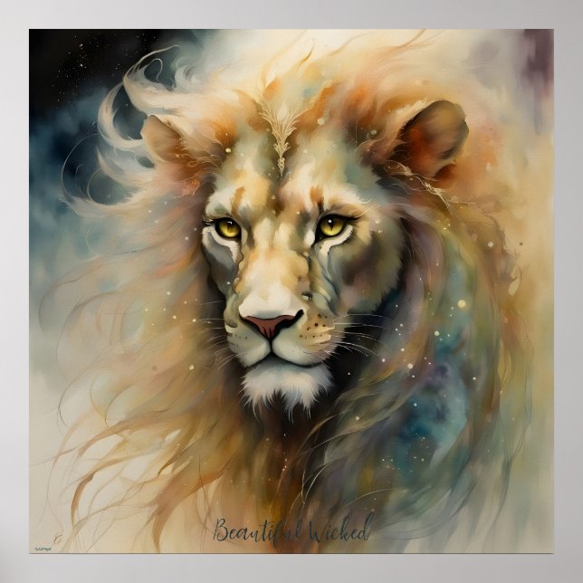 Fantasy Digital Art-utskrift för vacker Wicked Poster (Framsidan)