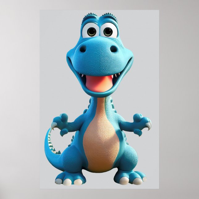 Fantasy Dinosaur Poster (Framsidan)