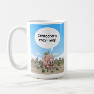Fantasy Dinosaurier Kaffemugg