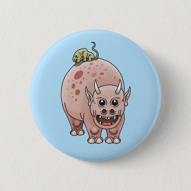 Fantasy dinosaurs knapp (Framsida)