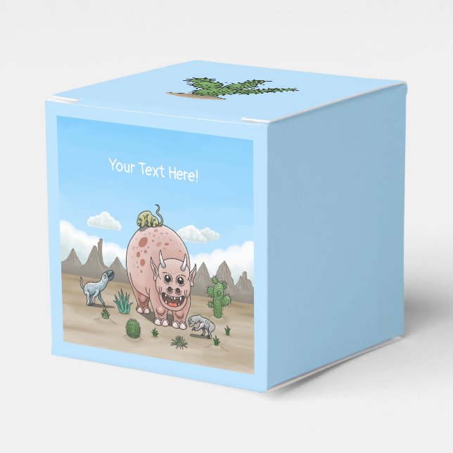 Fantasy Dinosaurs Presentaskar (Framsidan Sidan)