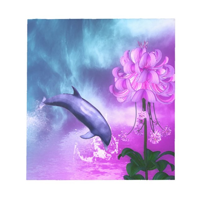 Fantasy Dolphin Anteckningsblock (Framsida)