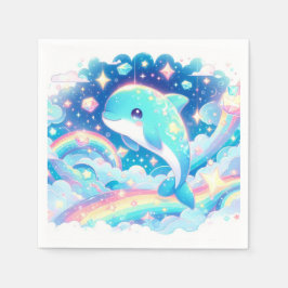 Fantasy Dolphin Baby Shower Pappersservett