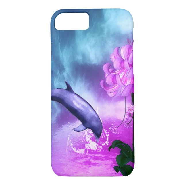 Fantasy Dolphin Case-Mate iPhone Skal (Baksida)