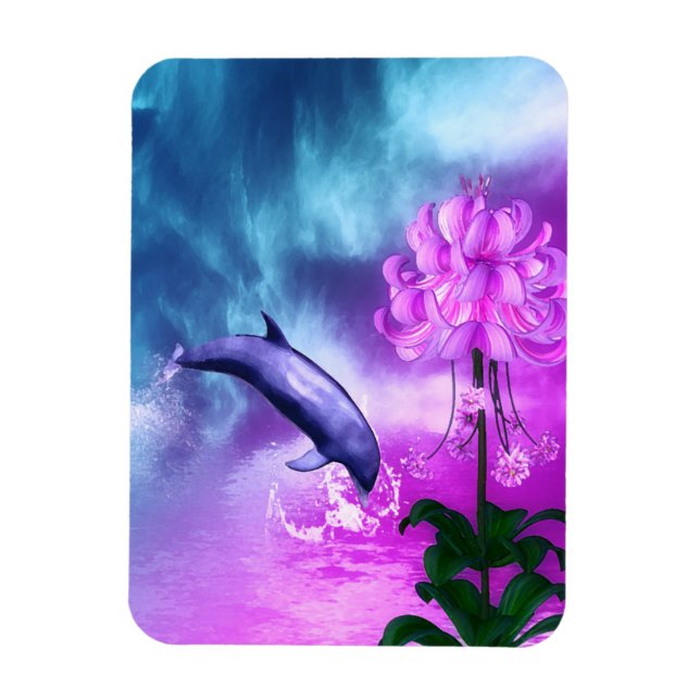 Fantasy Dolphin Magnet (Vertikal)