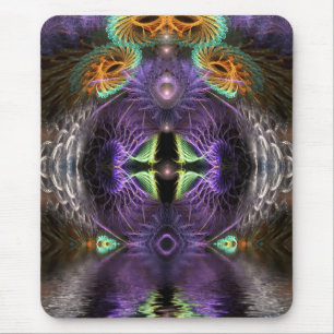Fantasy Doorway: Fractal Art Mousepad Musmatta