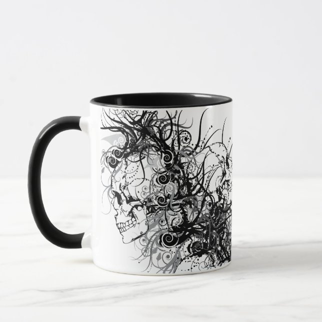 Fantasy-Döskallar Mugg (Vänster)