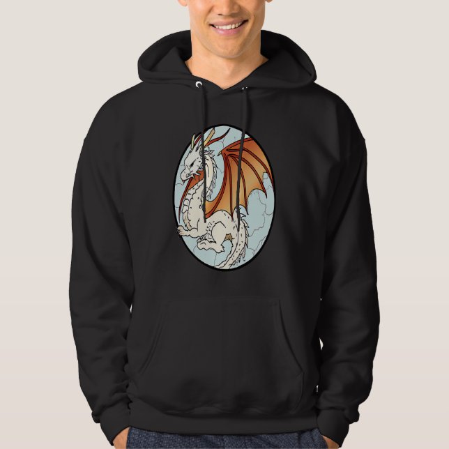 Fantasy dragon  18 hoodie (Framsida)