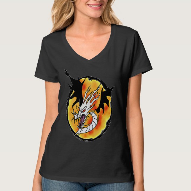 Fantasy dragon  19 t shirt (Framsida)