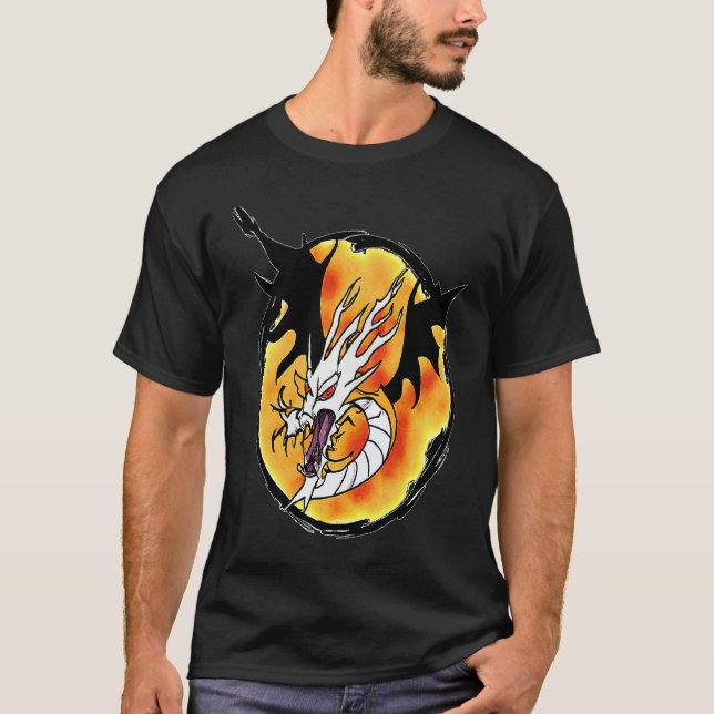 Fantasy dragon  19 t shirt (Framsida)