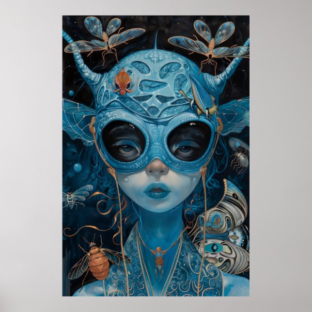 Fantasy Dragon Art Poster | Mytical Creature Draw (Framsidan)