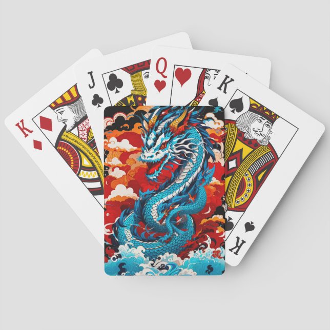 Fantasy Dragon Casinokort (Baksidan)