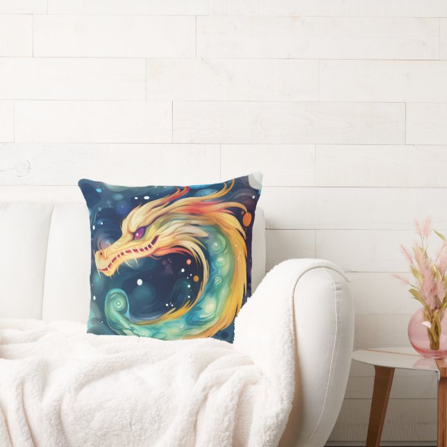 Fantasy Dragon Dream Animal 5 Kudde (Soffa)