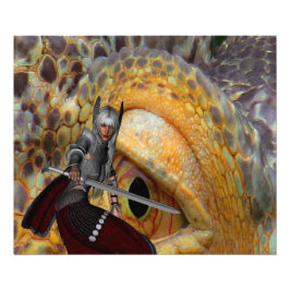 Fantasy Dragon Folk Tale Fototryck