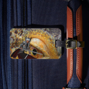 Fantasy Dragon Foltale Luggage Tag Bagagebricka