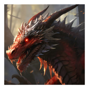 Fantasy Dragon Fototryck